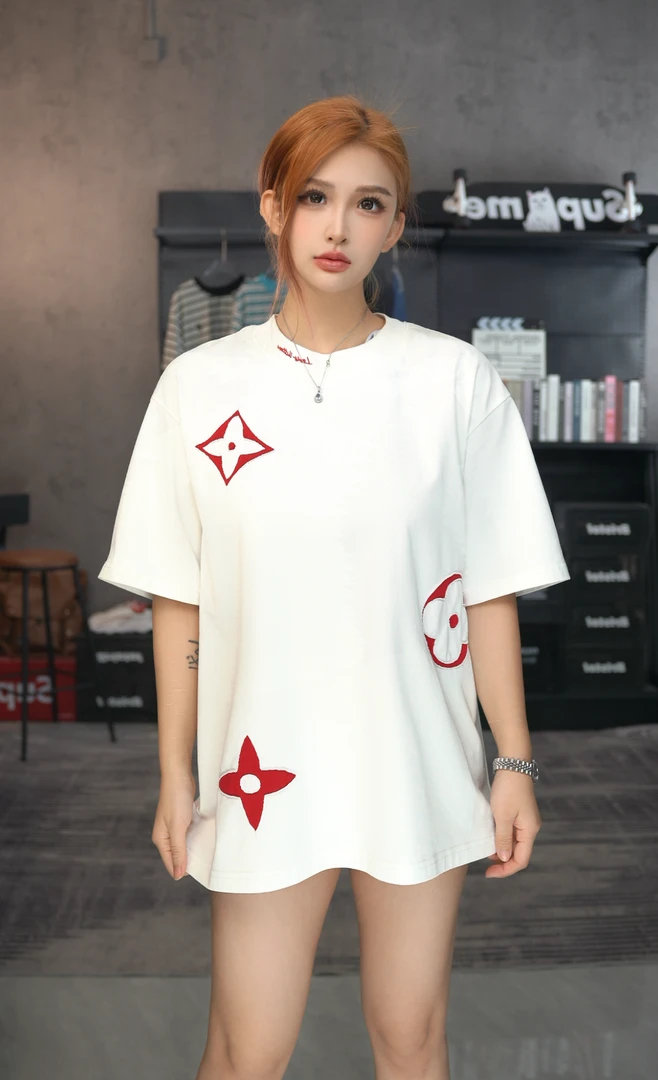 【当当专属】春夏休闲圆领男装纯棉T恤轻奢半袖短袖JSTE2218