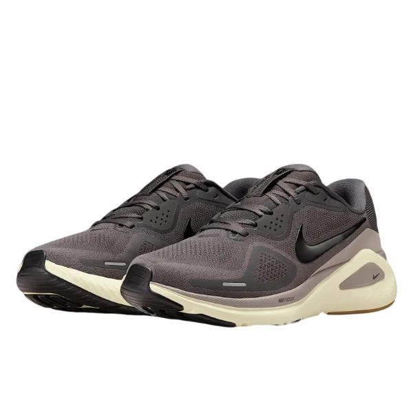 NIKE/耐克官方男子STRUCTURE 26黑白舒适低帮运动跑鞋-HJ1102-200