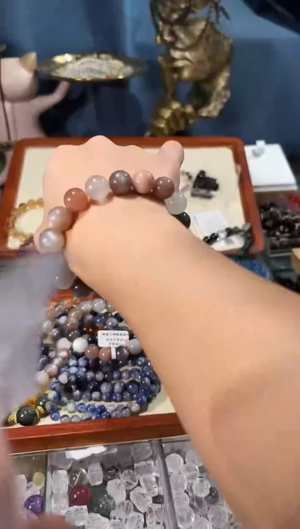 【闪购商品】水晶手串未镶嵌月光多宝约卡12拍2件