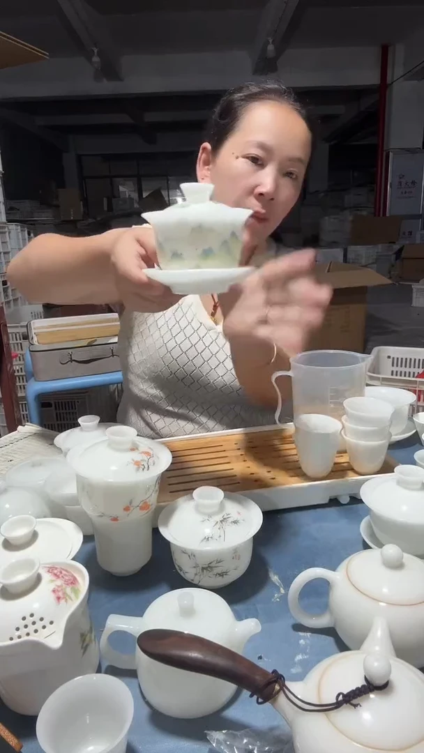 摆件璞玉万里山河160ml三才
