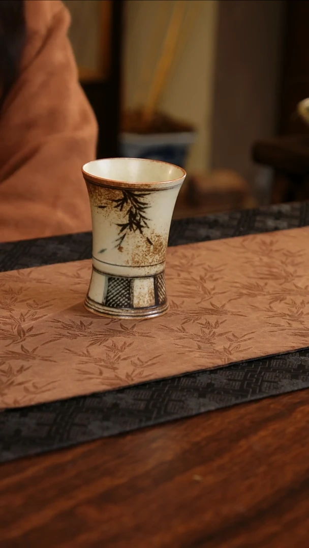 【闪购商品】杯子茗片集竹子咖啡杯窈窕