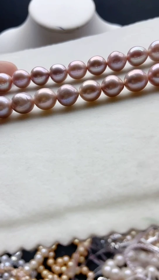 淡水珍珠未镶嵌颈饰1