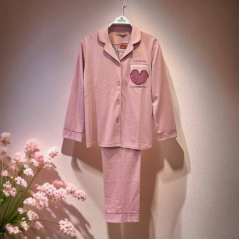 雅致内衣 | 秋鹿女士家居服针织女套装