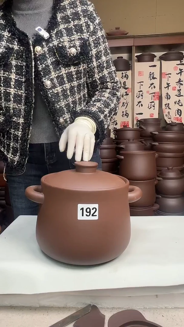 宜兴紫砂微瑕4升小蛮腰192