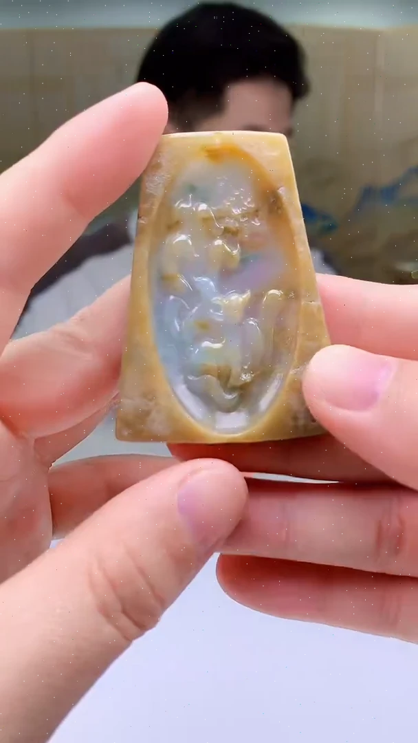 【闪购商品】定制翡翠未镶嵌4917ty-毛货挂件83