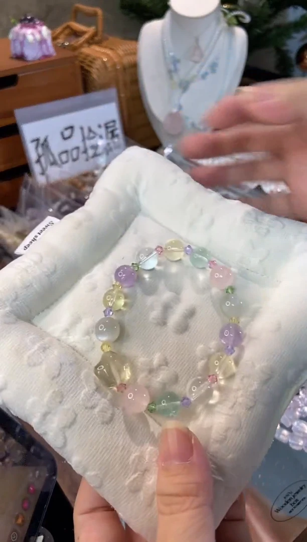 未镶嵌手串水晶孤品捡漏均匀瑕疵介意勿拍