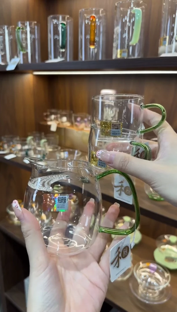 禾器 泰然月牙湖绿色+清尚杯湖绿色