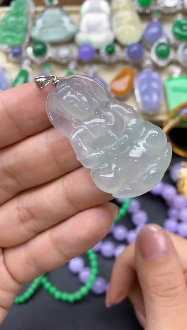 【闪购商品】翡翠颈饰18K金镶嵌49-中国好珍宝