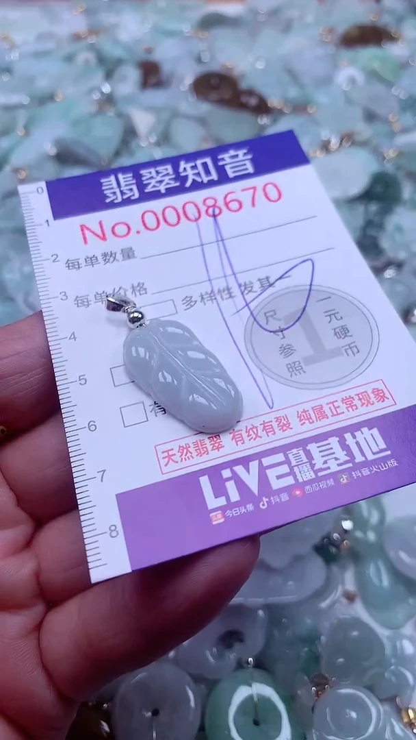 颈饰未镶嵌翡翠8670
