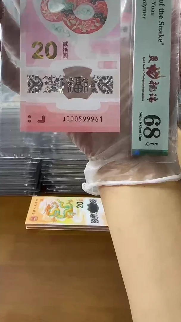 塑料000599961-蛇钞单张