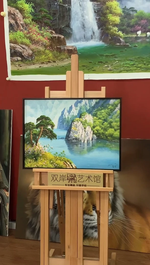 油画【30号】朝鲜原创手绘油画【Ⅰ级画家丨孤品佳作】