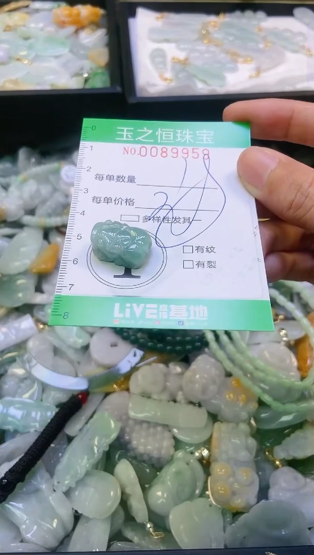 翡翠未镶嵌颈饰闪购0089959