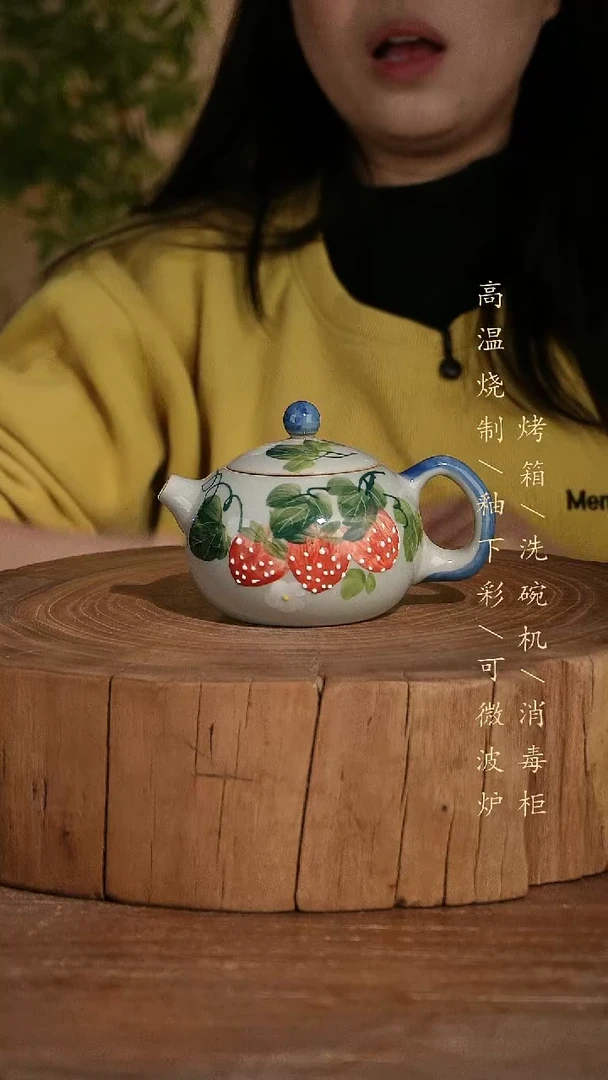 碗瓷景德镇手工手绘高温瓷釉下彩