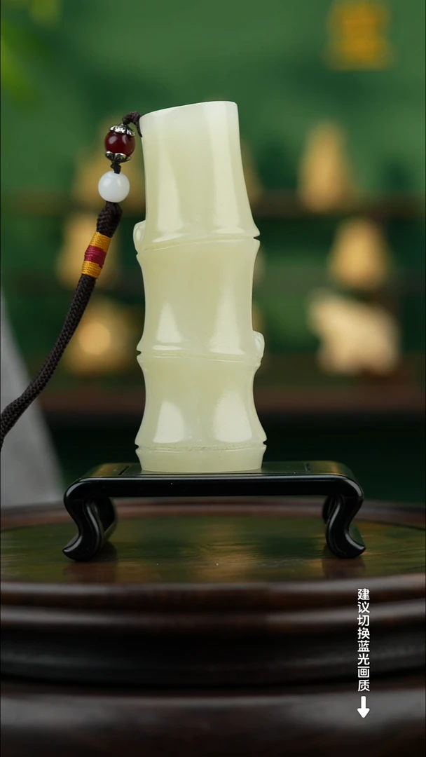 玉【节节高升】天然玉石手把件