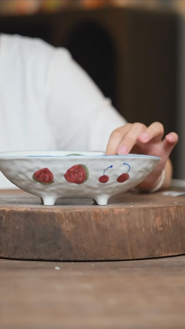 瓷片景德镇高温釉下彩（食品级）