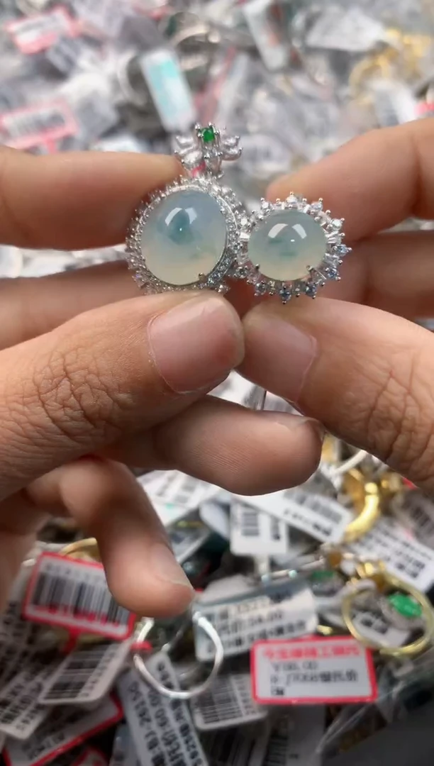 银S925镶嵌戒指翡翠11-11-11         5