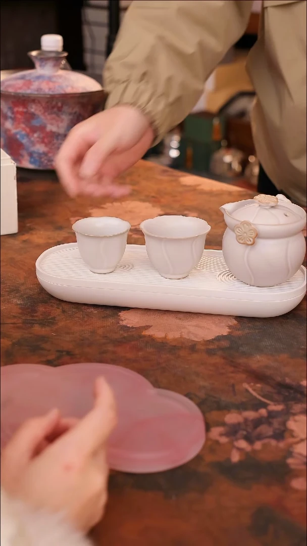 【闪购商品】陶瓷茶具（无礼盒无茶盘）@@A11124