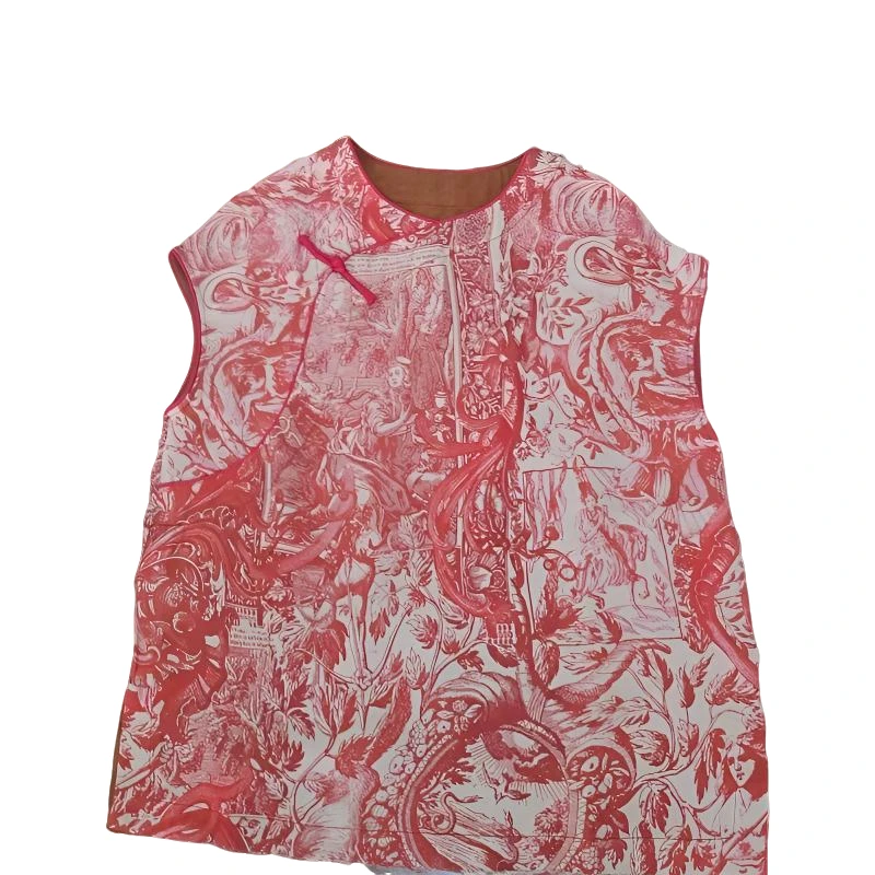 6700新中式短款飞袖小衫