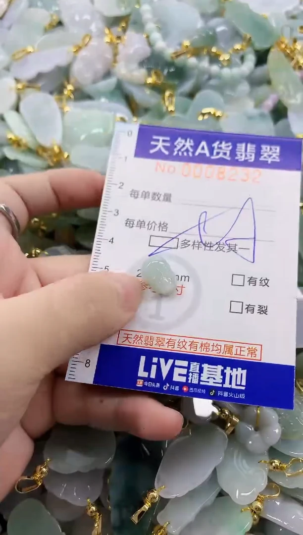 颈饰未镶嵌翡翠天然A货翡翠