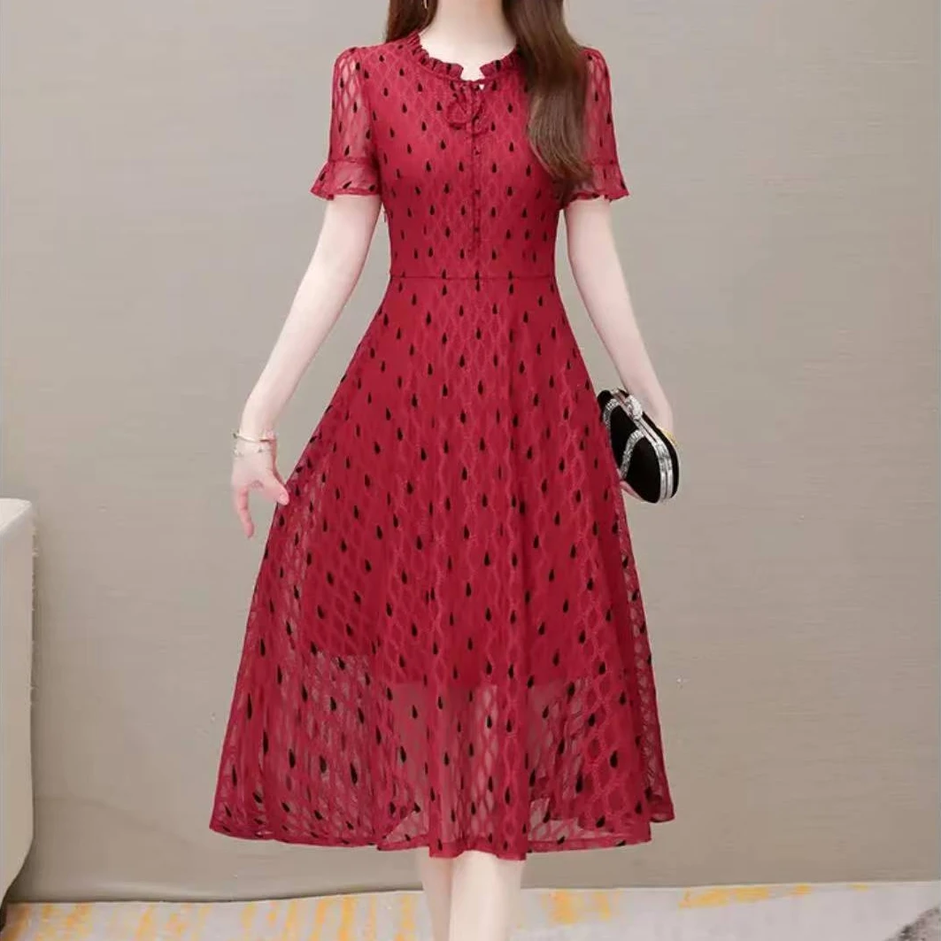 C205-C极简风百搭显瘦遮屁时尚舒适连衣裙