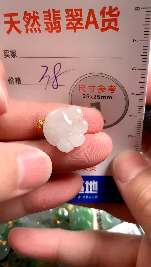【闪购商品】翡翠颈饰18K金镶嵌14005530