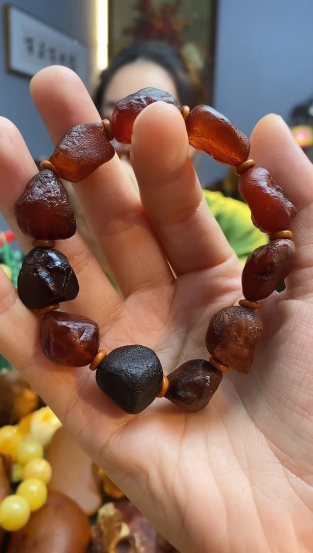 手串琥珀未镶嵌手串