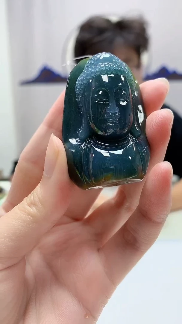 定制翡翠未镶嵌4688zm-毛货挂件观音39