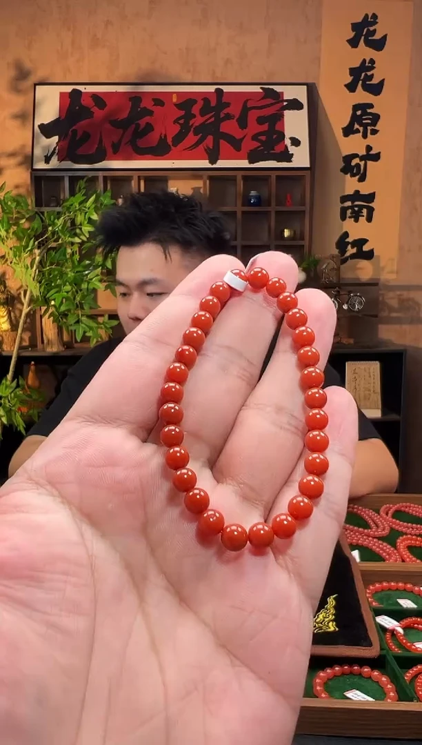 未镶嵌手链南红玛瑙瓦西南红6m/lra88009多样性发货