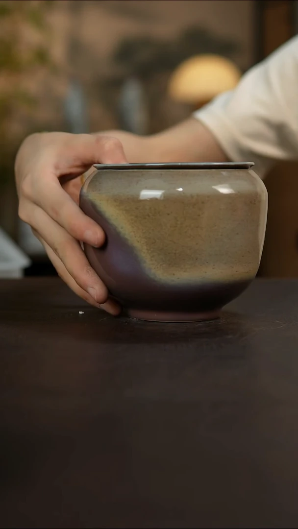 杯景德镇陶瓷杯碗柴烧多人