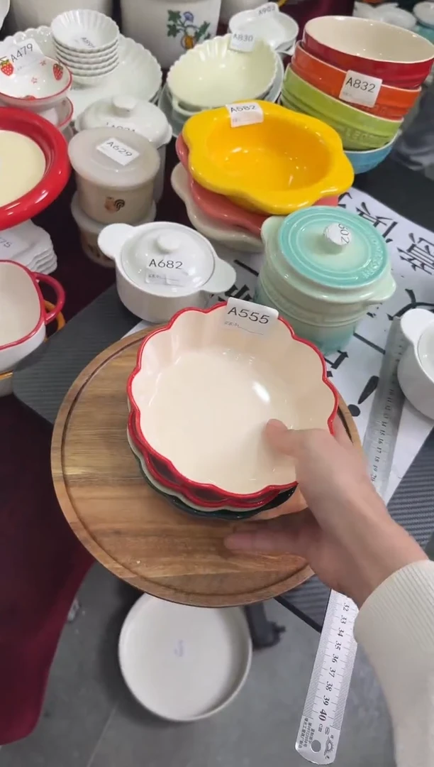 摆件陶A555 2个装清仓陶瓷餐具微瑕