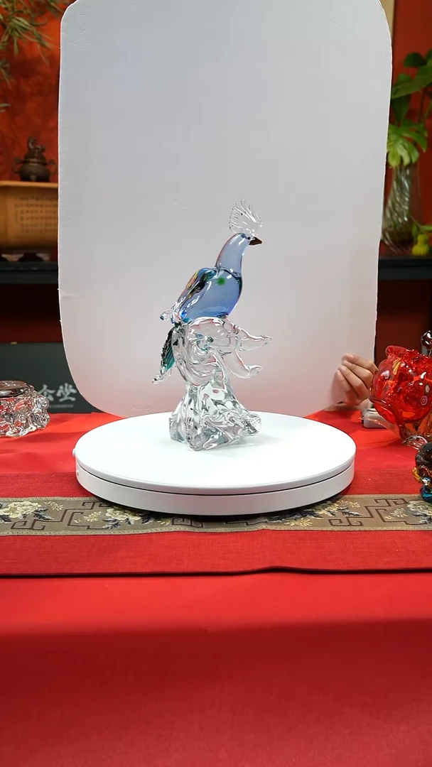 手工艺品琉璃琉璃鹦鹉