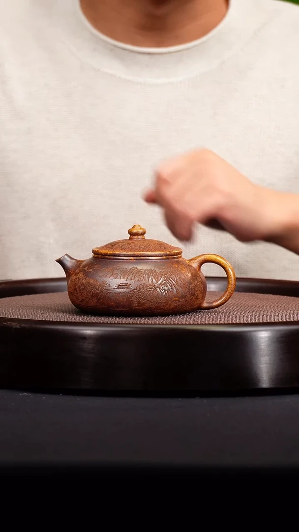 茶壶紫砂宜兴紫砂原矿壶