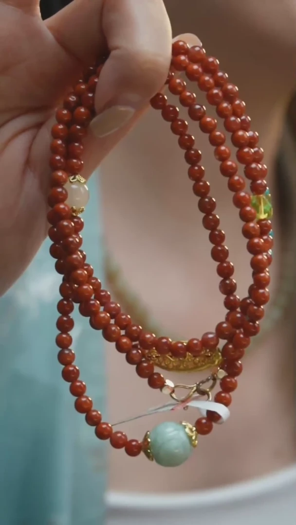 【闪购商品】南红玛瑙多圈未镶嵌M26