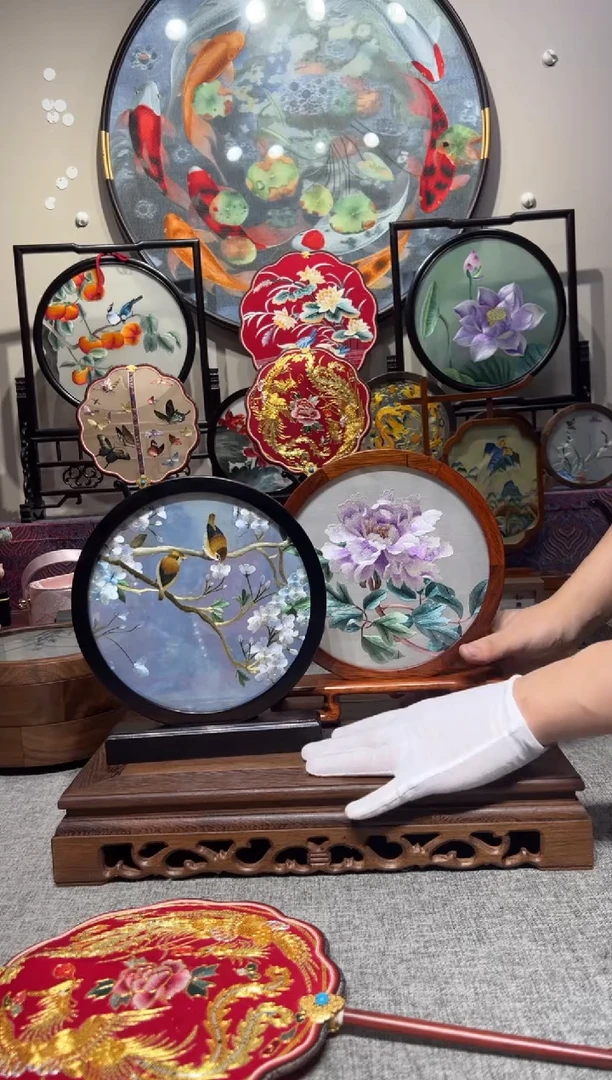 刺绣纯手工苏绣双面绣