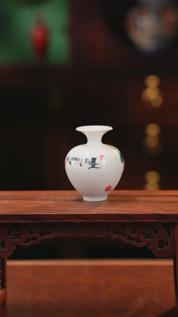 摆件景德镇手工高温陶瓷