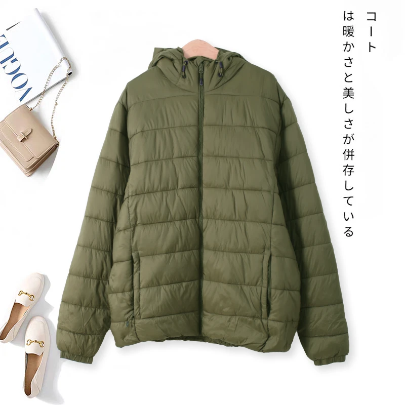 换季浮力连帽棉服夹棉防风防水休闲棉衣保暖舒适00123时尚百搭