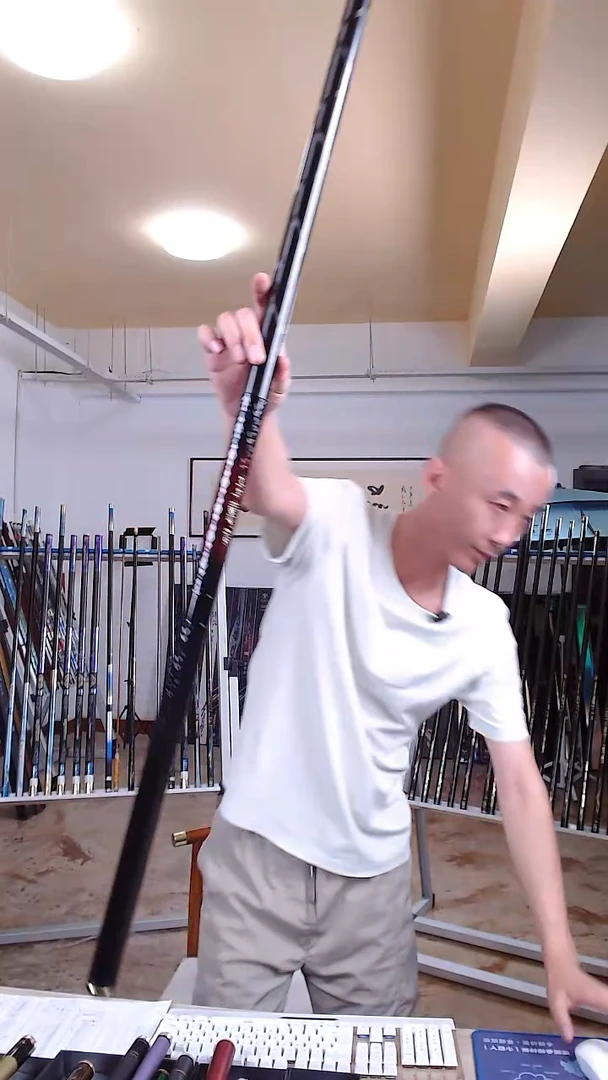 碳素大鱼海棠粘连版7.2米（轻量鲢鳙大物）5500钓重