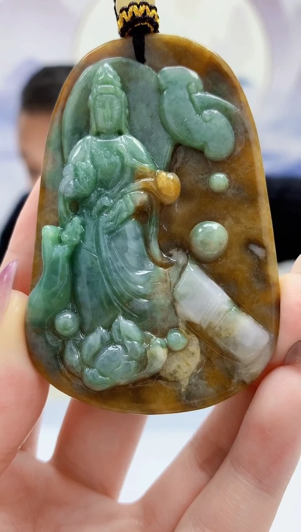 定制翡翠未镶嵌4969jw-毛货挂件13