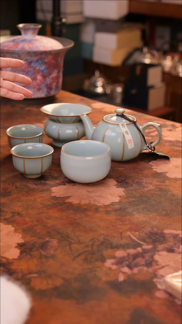 【闪购商品】陶瓷茶具（无礼盒无茶盘）@@A6588