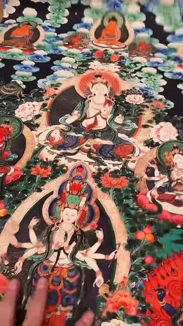 装裱画精美唐卡tk16050