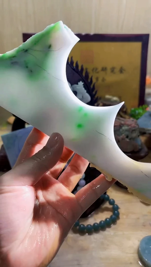 颈饰未镶嵌翡翠A货常星4976
