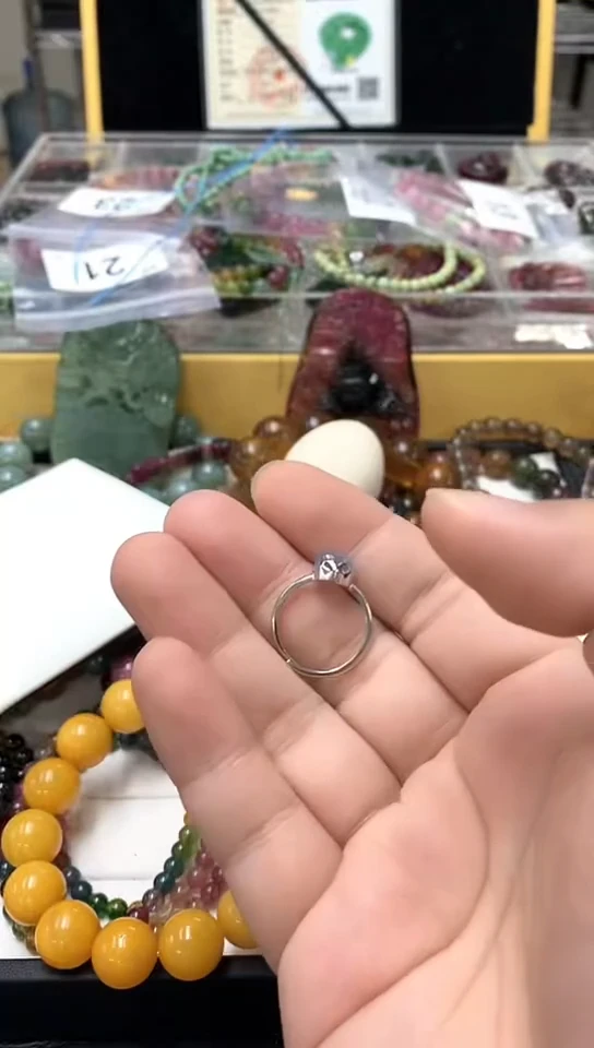 水晶戒指未镶嵌忆*雪手链72