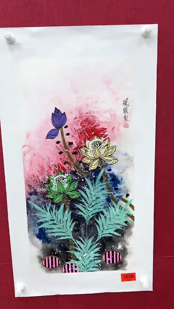 国画杨风顺绘画2pc花鸟