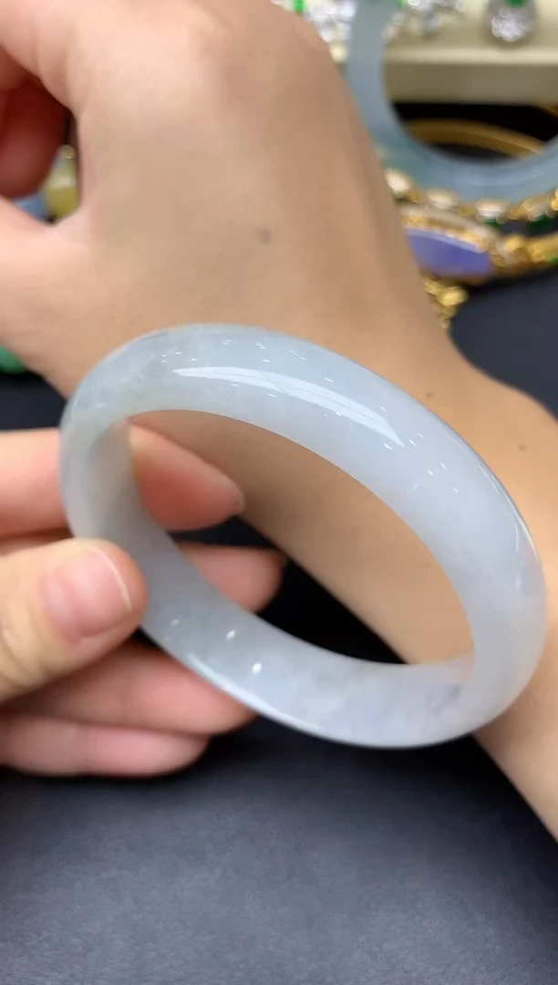 未镶嵌手镯翡翠126-雪姐翡翠天天见