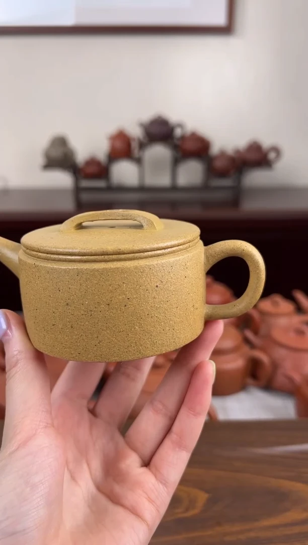 茶壶紫砂简*黄金段汉瓦150CC