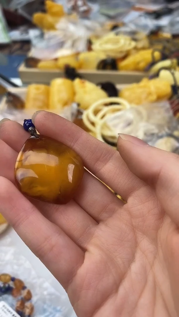 裸石琥珀未镶嵌天然琥珀蜜蜡