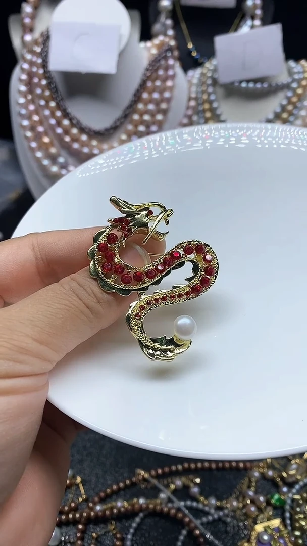 【闪购商品】淡水珍珠胸针未镶嵌多人