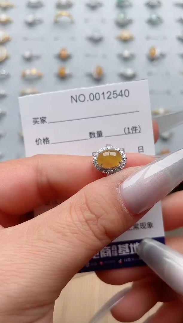 【闪购商品】翡翠戒指银S925镶嵌·