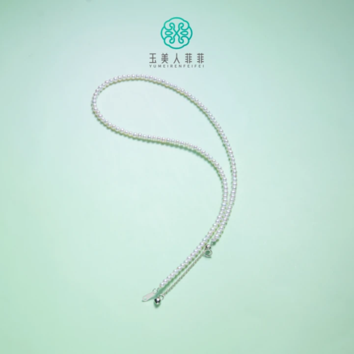 石惑珠宝@珍珠项链约3mm/多样性发一