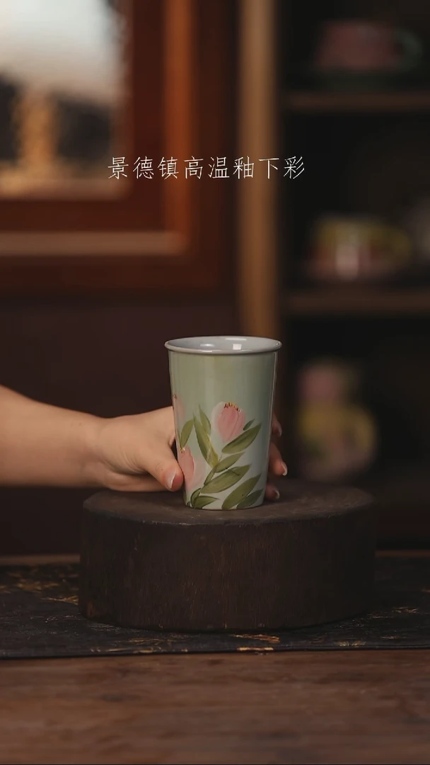 陶瓷景德镇高温釉下手绘陶瓷144